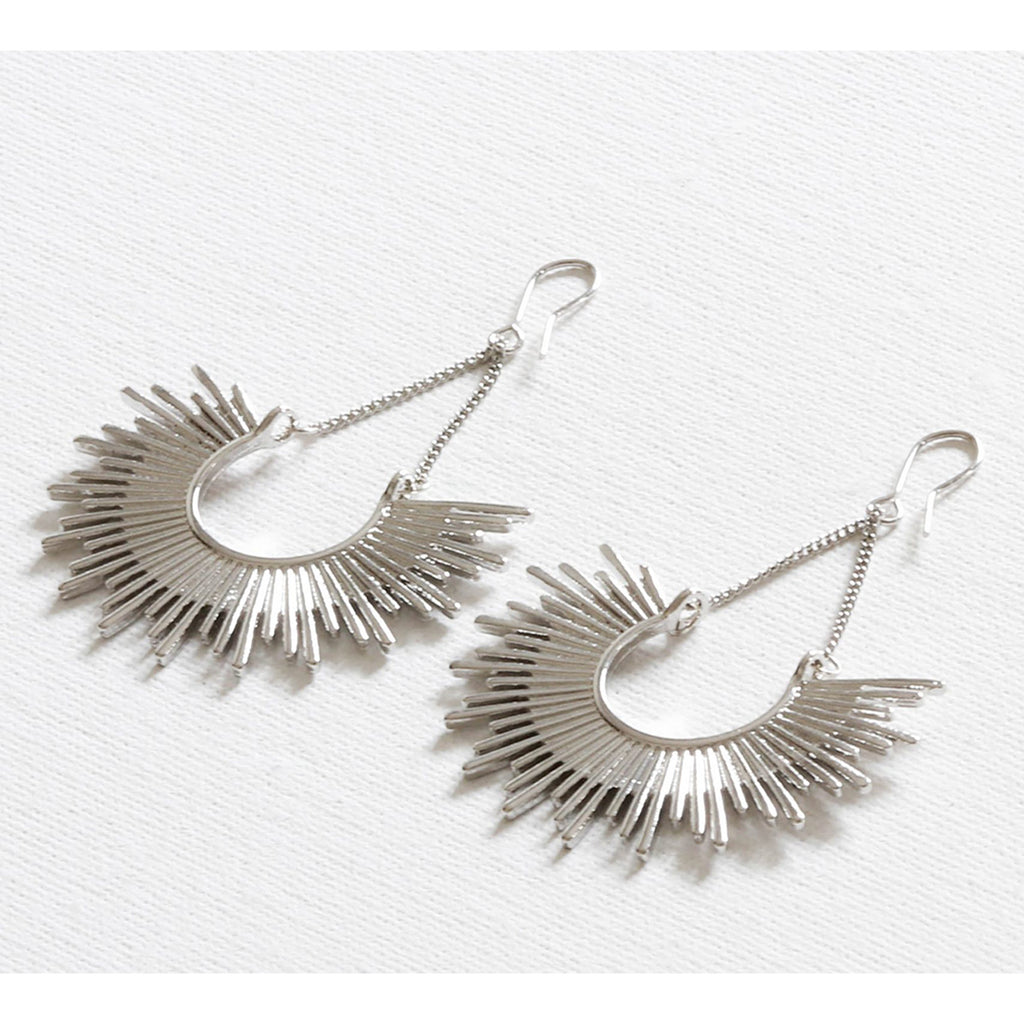 Sterling silver hot sale fringe earrings