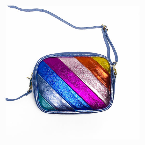 Kensington rainbow metallic crossbody bag sale