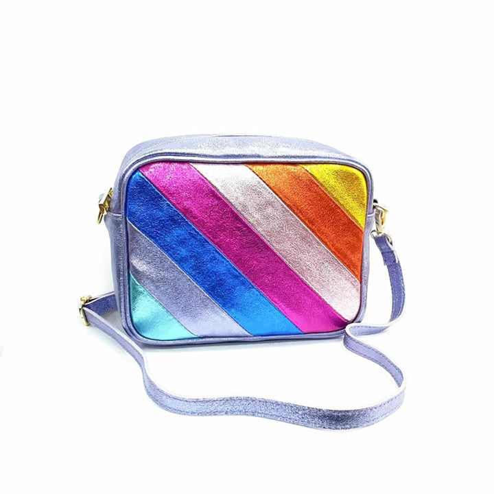 Bright Rainbow Leather Disco Bag – Disko Kids