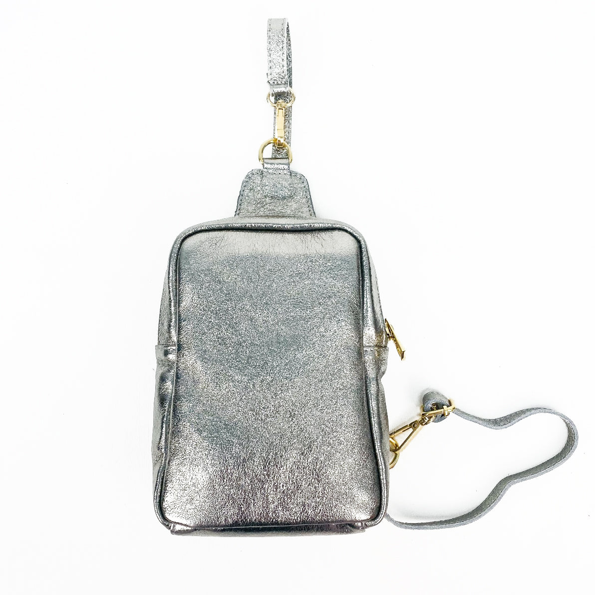 Tegan Soft Clutch Evening Bag - Pewter – Copper & Grey